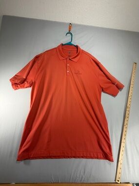 Men’s Nike Golf Orange Polo Shirt Size Extra Large